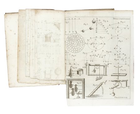 Musschenbroek Petrus van, Elementa physicae [...] Tomus primus (-secundus). Neapoli: Typis Petri Palumbo, 1745.