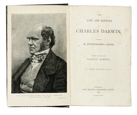 Darwin Charles, The life and letters of Charles Darwin including an autobiographical chapter  [...] Vol I (-III). London: Murray, 1887.