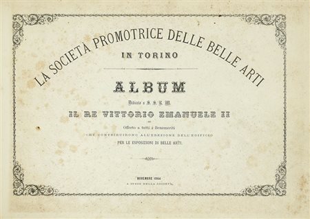 Fontanesi Antonio, La società promotrice delle belle arti in Torino. Album... 1864