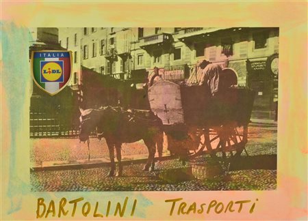 Keylo BARTOLINI TRASPORTI, 2021 tecnica mista, cm 25x32 sul retro: firma e data