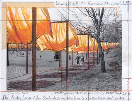 Christo Gabrovo 1935 The Gates. Project for Central Park, New York City, 2000...