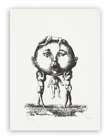 ROLAND TOPOR (1938-1997)  - Senza Titolo