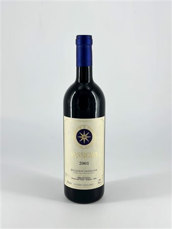  
Tenuta San Guido Bolgheri, Sassicaia 2003
 0,75