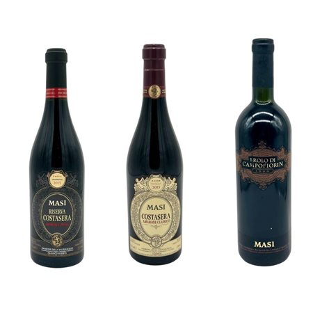  
Masi Costasera, Amarone della Valpolicella Riserva - Masi Costasera, Amarone della Valpolicella - Masi, Brolo di Campofiorin Rosso 1996
 0,75