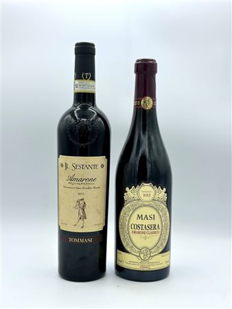  
Tommasi Il Sesante, Amarone della Valpolicella
- Masi Costasera, Amarone della Valpolicella 2013
 0,75