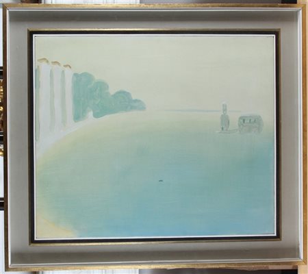 Virgilio Guidi "Bacino di San Marco" 1962
olio su tela
cm 50x60
firmato al retro