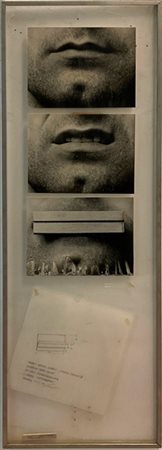 Helmut Schober "Kunstl Lippen - Labbra di ferro (Parola perduta)" 1974
tre fotog