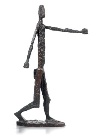 Fritz Wotruba Vienna 1907 - 1975 Piccola figura che cammina col pugno...