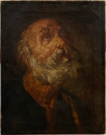 Ignoto,
"San Pietro"
olio su tela, cm 50x40
(difetti e restauri)