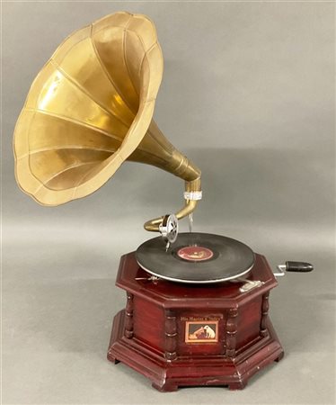 His Master's Voice. Grammofono a manovella (difetti)