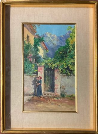 J. P. Nowatschek

"La passeggiata" Lugano
olio su cartone (cm 31x20)
Firmato e