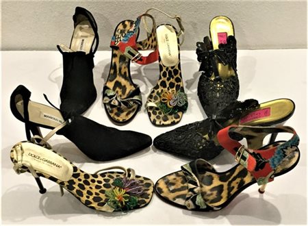 DOLCE & GABBANA, MANOLO BLAHNIK, CHRISTIAN LACROIX, ROBERTO CAVALLI
Lotto compo