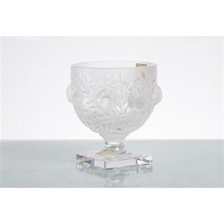 LALIQUE, Vaso in cristallo