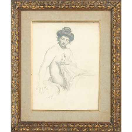 NATALE ATTANASIO, Nudo di donna, Disegno