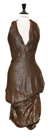 Vivienne Westwood DEEP DRESS Description: Dress in antique gold Hurel lurex...