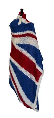 Alexander McQueen UNION JACK STOLA Description: Stole in mohair wool...