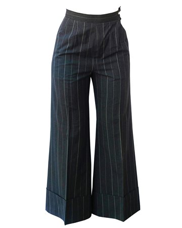 Vivienne Westwood PALAZZO TROUSER Description: Trousers with wide turn-up...