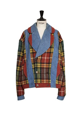 Vivienne Westwood MAN TARTAN JACKET Description: Double-breasted lined jacket...