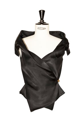 Vivienne Westwood Red Label BLOUSE BODICE Description: Blouse bodice in black...