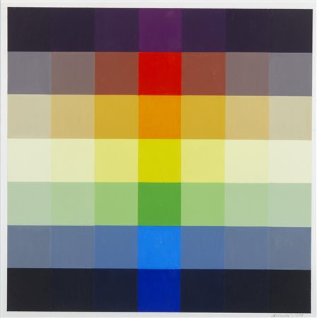 DE MARCO HUGO RODOLFO  (1932 - 1995) - 7 couleurs vers sur lumiere. .