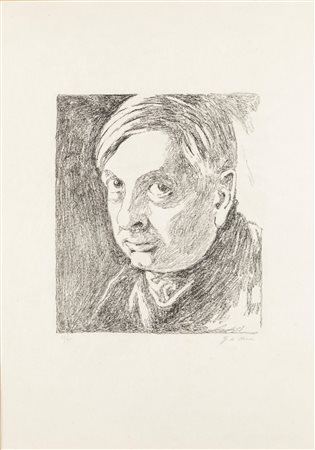 Giorgio de Chirico (Volos 1888-Roma 1978)  - Autoritratto, 1972