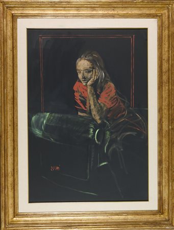 Alberto Sughi, Ragazza in interno, 1969