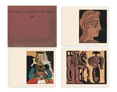 PABLO PICASSO (1881-1973) - Incisioni su linoleum di Picasso, 1964