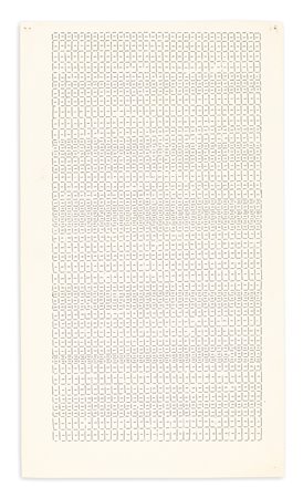 DADAMAINO (1930-2004) - Lettera 3, 1979