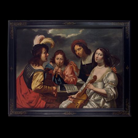 Pittore fiammingo della metà del XVII secolo, Il concertino