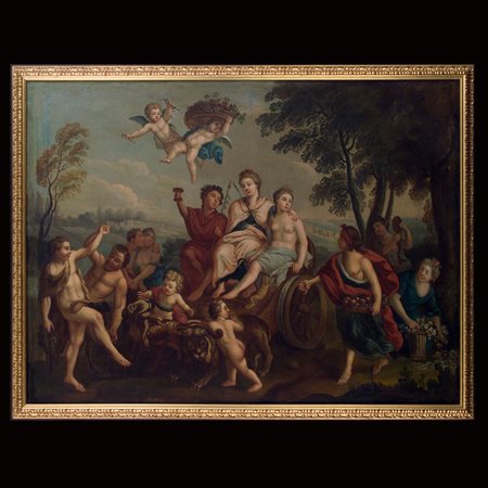 Pittore francese del XVIII secolo, Bacco e Arianna