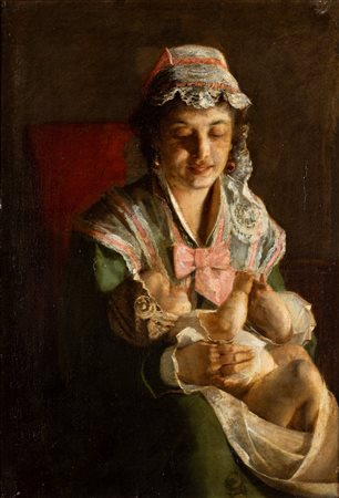 Egisto Lancerotto (Noale 1847-Venezia 1916)  - Maternità