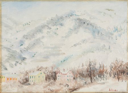 Umberto Lilloni (Milano 1898-1980)  - Bardonecchia, 1948