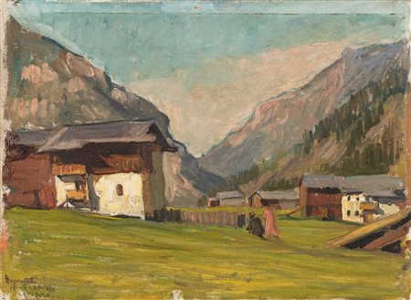 Romeo Bonomelli (Bergamo 1871-1943)  - Livigno, 1935