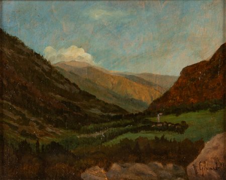 Vincenzo Ghirardelli (Gandino 1894-1967)  - Valle bergamasca