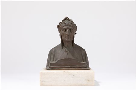 Maestro italiano attivo tra il secolo XIX e XX - Busto di Dante Alighieri