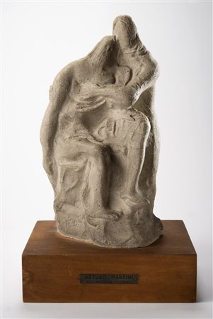 Arturo Martini (Treviso 1889 ‑ Milano 1947) “Pietà” scultura in litoceramica...