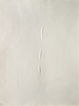 Lucio Fontana (Rosario Di Santa Fé 1899 ‑ Comabbio 1968) “Concetto spaziale”...