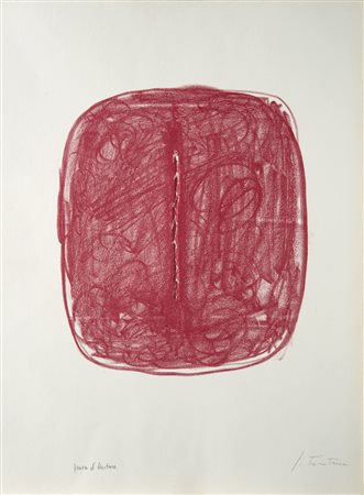 Lucio Fontana (Rosario Di Santa Fé 1899 ‑ Comabbio 1968) “Concetto spaziale”...