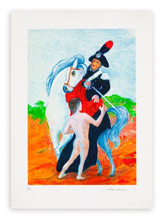 ALIGI SASSU (1919-2000) - Il Carabiniere, 1997