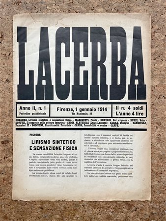 LACERBA - Anno II - N.1, Gennaio 1914