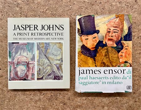 MONOGRAFIE DI ARTE GRAFICA (JAMES ENSOR E JASPER JOHS) - Lotto unico di 2 cataloghi