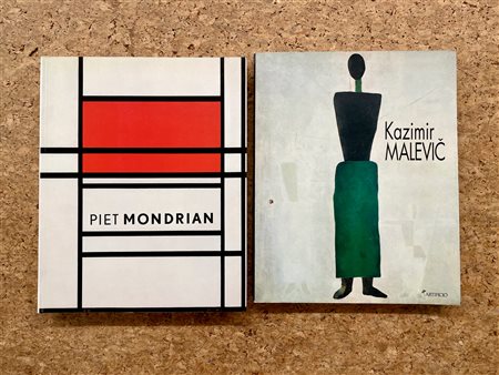 KAZIMIR MALEVIČ E PIET MONDRIAN - Lotto unico di 2 cataloghi