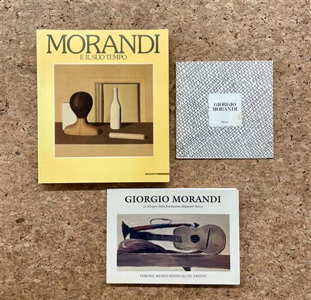 GIORGIO MORANDI - Lotto unico di 3 cataloghi