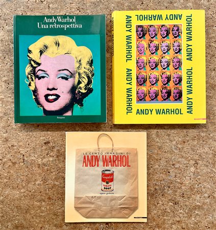 ANDY WARHOL - Lotto unico di 3 cataloghi