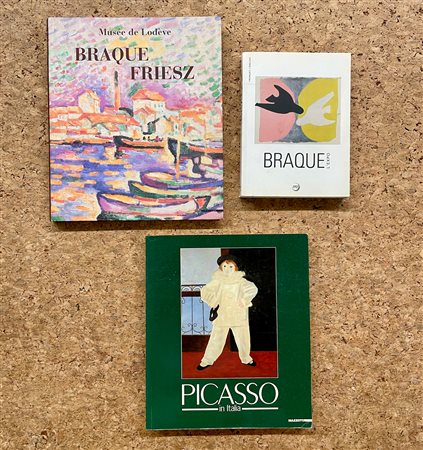 BRAQUE, FRIESZ E PICASSO - Lotto unico di 3 cataloghi