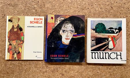 EDWARD MUNCH E EGON SCHIELE - Lotto unico di 3 cataloghi