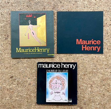 MAURICE HENRY  - Lotto unico di 3 cataloghi