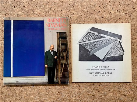 BARNETT NEWMAN E FRANK STELLA - Lotto unico di 2 rari cataloghi