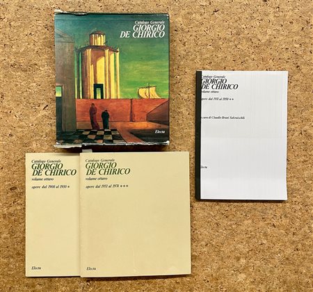 GIORGIO DE CHIRICO - Lotto unico di 2 tomi del catalogo generale. Volume ottavo