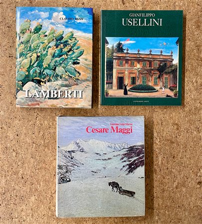 CESARE MAGGI, GIANFILIPPO USELLINI E LAMBERTO LAMBERTI - Lotto unico di 3 cataloghi